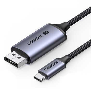 Cáp Chuyển USB Type C sang Displayport 1.4 Ugreen 25839 (Dài 3m) ( 8K 60Hz, 4K 240Hz )