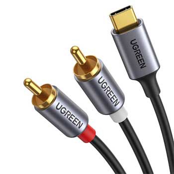 Cáp USB-C Sang 2RCA Ugreen 20193 ( dài 1.5m )