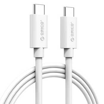 Cáp sạc và truyền dữ liệu Type C to Type C ORICO CTC100M-10-WH