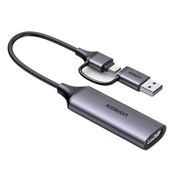 Card Capture HDMI, Live Streaming HDMI to USB 3.0, Type-C Ugreen 15389