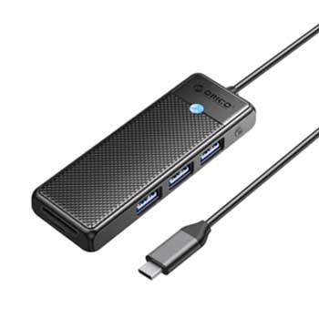 HUB Type C - USB 3.0 + TF/SD ORICO PAPW3AT-C3 (Đen)
