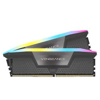 32GB DDRAM 5 5600 CORSAIR VENGEANCE RGB LED DDR5 - CMH32GX5M2B5600C40K (KIT)