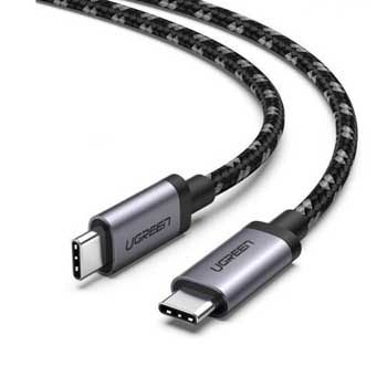 Cáp USB Type C 3.1 Gen 1 dài 2m Ugreen 50450 ( Video 4K@60Hz, PD60W, Truyền data 5Gbps )