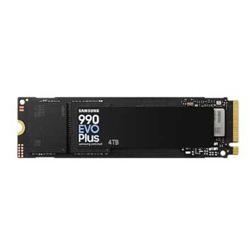 4TB Samsung 990 EVO Plus PCIe 4.0 NVMe M.2 (MZ-V9S4T0BW)