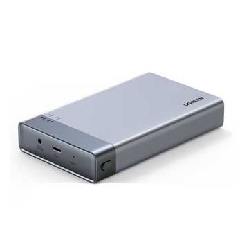 HDD BOX 2.5" Dual Ugreen 80857 (USB Type-C 3.1 Gen 2, dung lượng SSD 2x 6TB)