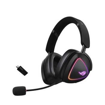 HEADPHONE Asus Gaming không dây ROG Delta II Black