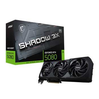 16GB MSI GeForce RTX 5080 16G SHADOW 3X OC