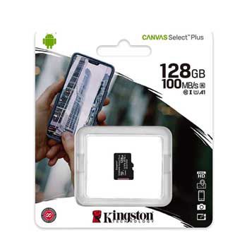 MICRO-SD 128GB KINGSTON Canvas Select Plus SDCS3/128GBSP