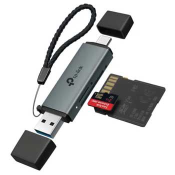 Đầu đọc thẻ nhớ TP-Link UA430D cổng USB Type-C&A cho thẻ SD & MicroSD