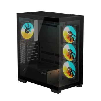Case Gigabyte C500 Panoramic Stealth Black (GB-C500P ST)