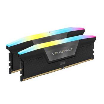 64GB DDRAM 5 6000 CORSAIR VENGEANCE RGB Black DDR5 - CMH64GX5M2B6000C40 (KIT)