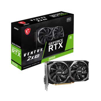 6GB MSI Geforce RTX 3050 VENTUS 2X E 6G OC