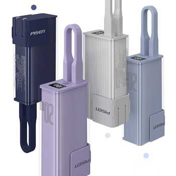 Sạc dự phòng 10.000w PISEN TP-D117 QUICK Crystal High Power Box 20W - Điện bá đạo Crystal 20W