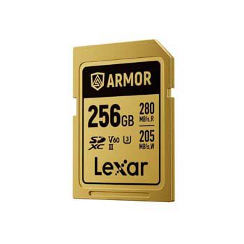 SDXC 256GB Lexar Professional ARMOR Gold UHS-II - LSDAMGL256G-RNNNG