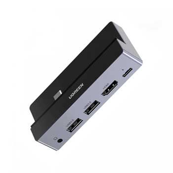 HUB USB-C 5 in 1 Ugreen 70688 (Dành cho iPad Pro) ( USB C to HDMI 4K60Hz + USB 3.0 + Audio 3.5mm + PD Power Delivery )